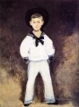 幼少期のヘンリー・バーンスタインの肖像 エドゥアール・マネ